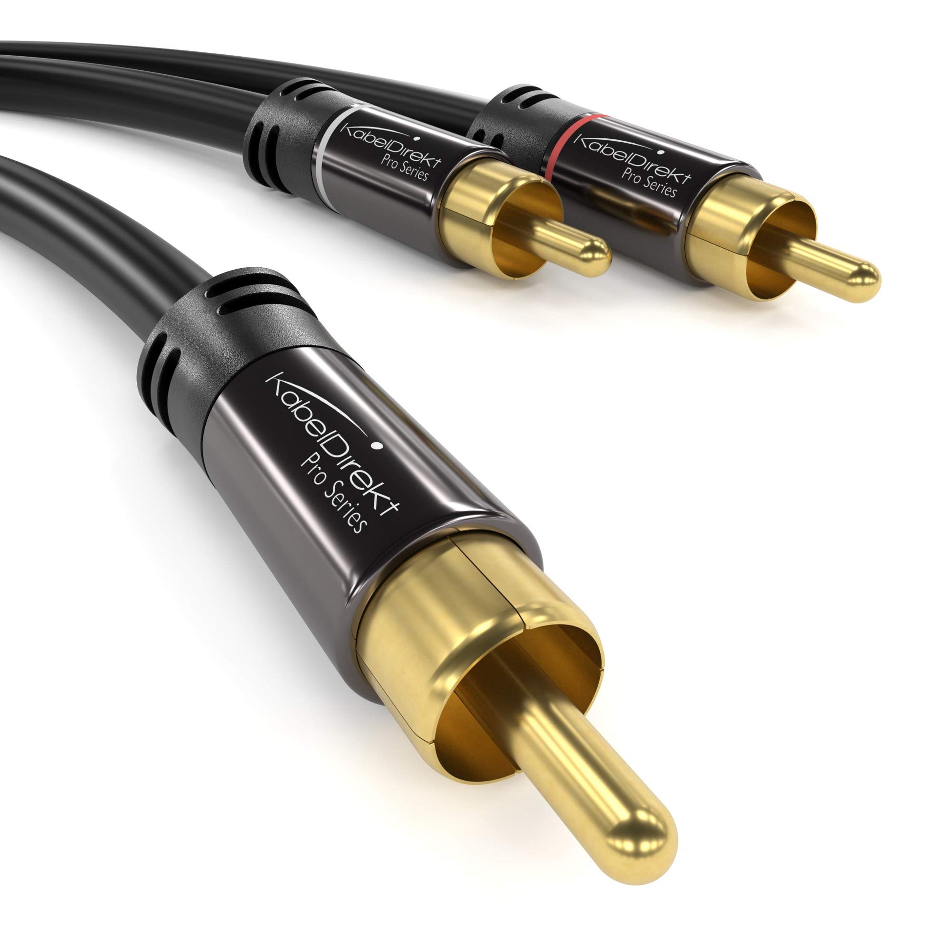 KabelDirekt – Cable RCA Coaxial – 1×2 – 15ft/4.5m – serie PRO, 1 a 2