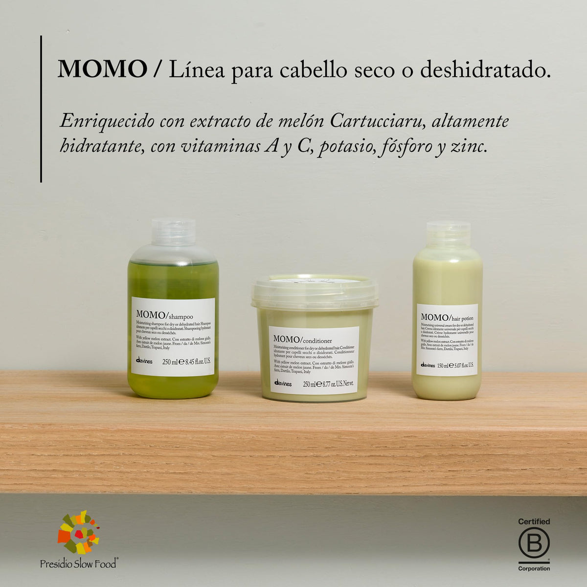Davines MOMO Conditioner | Acondicionador para hidratación | 250 ml