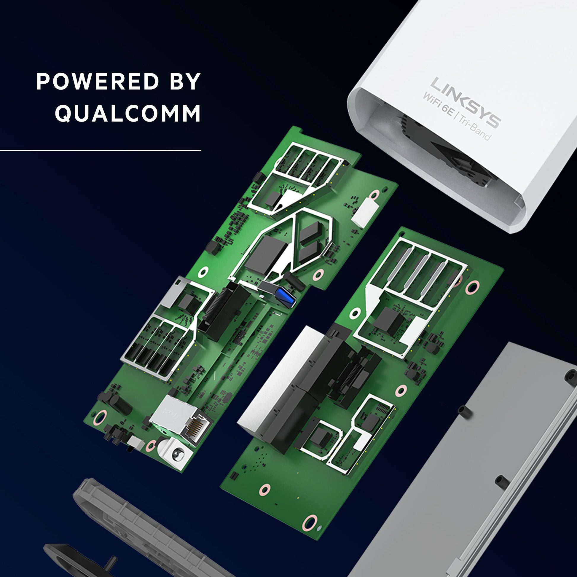 Linksys Atlas MAX 6E: Sistema WiFi 6E de Malla de Triple Banda, 1 Paquete