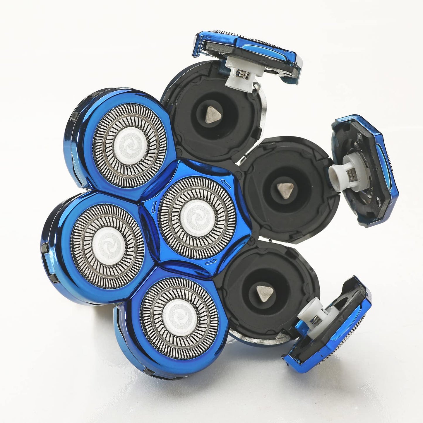 Cuchillas de repuesto para afeitadora de cabeza 7D, color azul, para Freedom Grooming AidallsWellup Vifycim Kibiy Telfun ATEEN Rozia Head afeitadora eléctrica (7 azul)