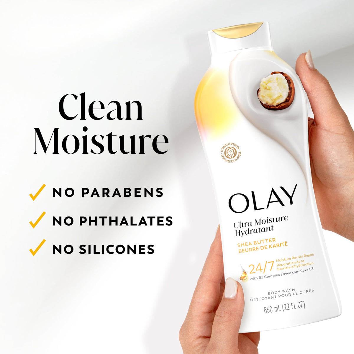Olay Ultra Moisture Shea Butter Body Wash, 1.6 Pound