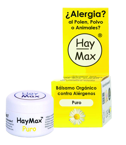 HayMax Puro Bálsamo contra las Alergias - 100% Natural y Orgánico