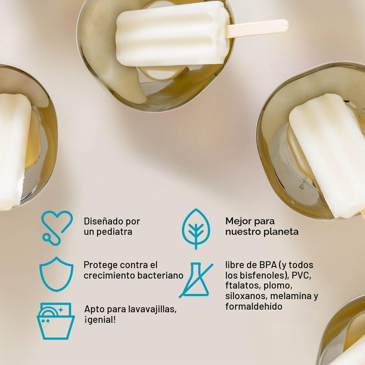 Ahimsa - Cuencos de acero inoxidable para niños, 12 onzas, plata