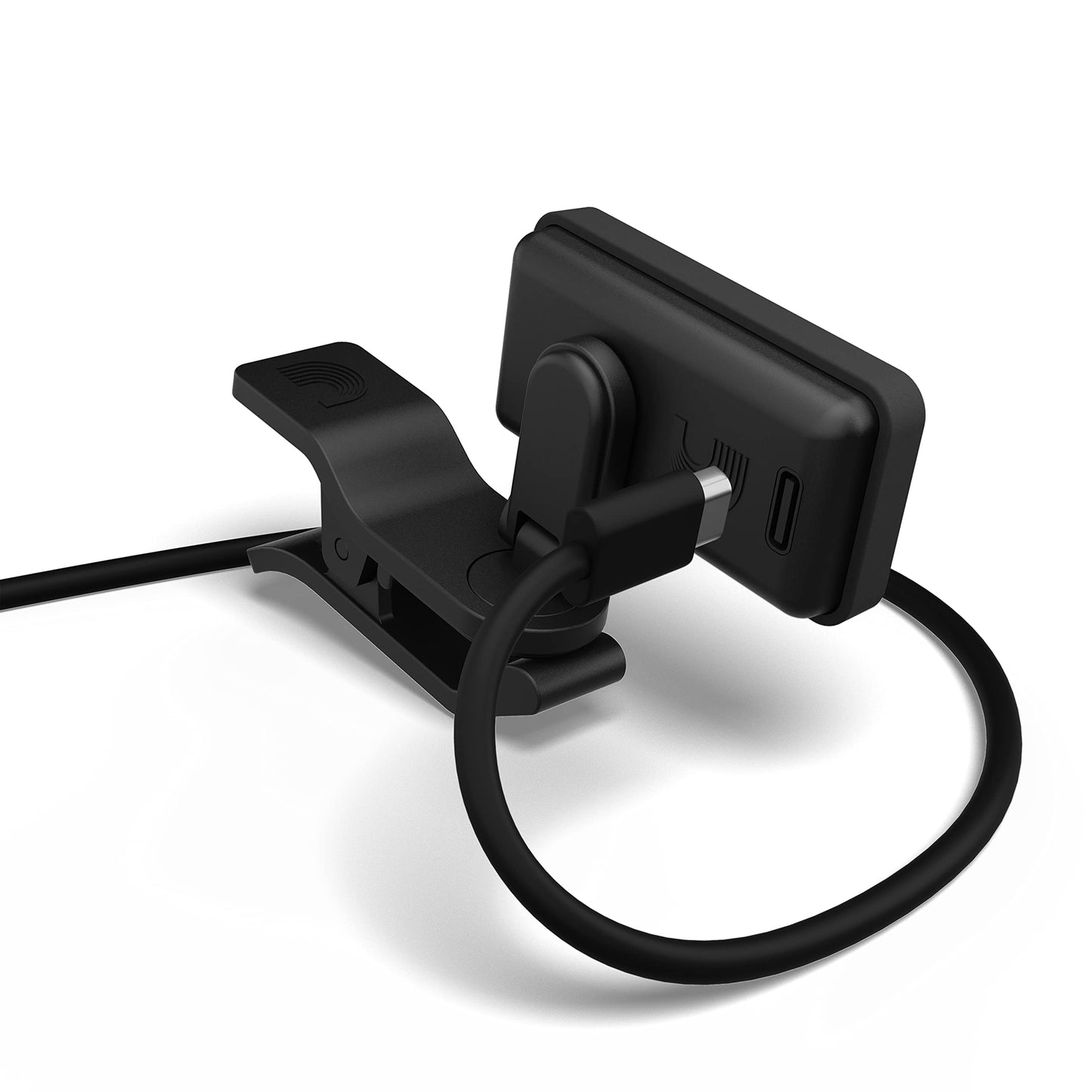 D'Addario Accessories Afinador de Guitarra Eclipse - Afinador para Guitarra - Negro - Recargable