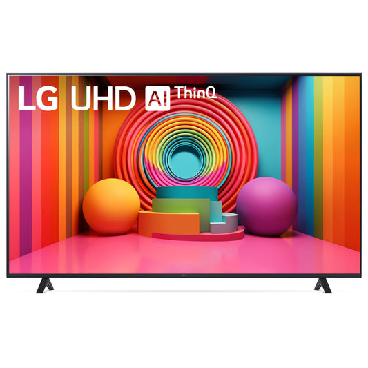 LG Serie UT7570 4K Smart TV de 65 Pulgadas, procesador α5 AI 4K, asignación dinámica de Tonos, Alexa Ready, HDR10, HGIG, ALLM, WebOS 24, Wi-Fi, Bluetooth, Mejora de AI, Sonido de IA, Canales