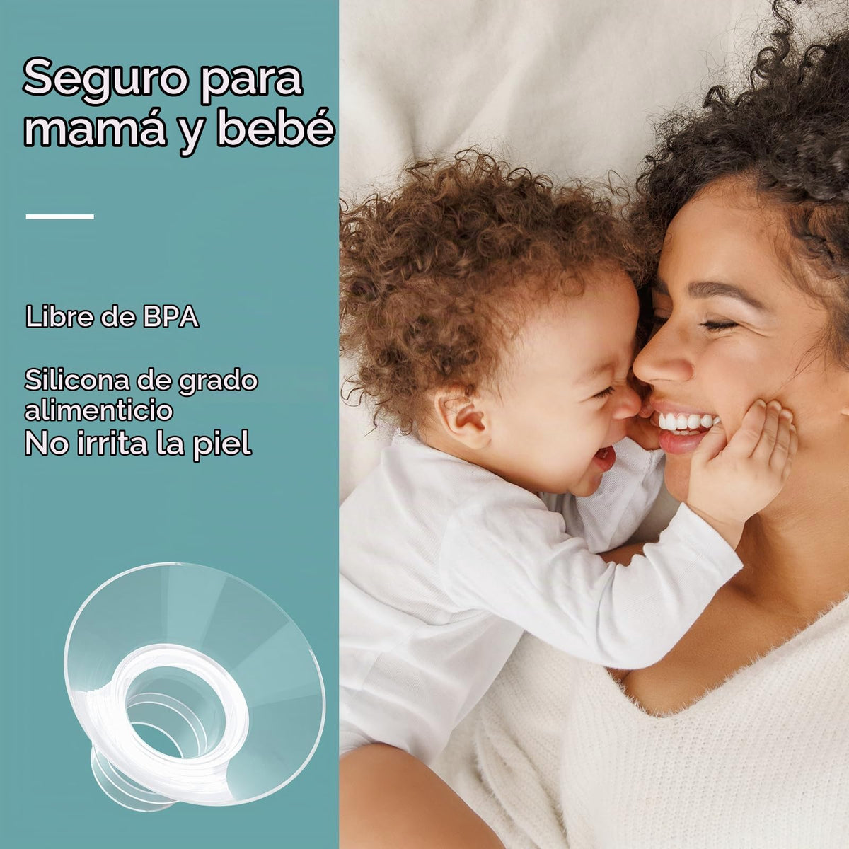 Paruu Insertos de brida 8 piezas de 15/17/19/21 mm, adecuados para Momcozy S12pro/S9pro/S9/S10/S12, para Medela/Tsrete/Spectra/Bellababy 24 mm, reduce el túnel hasta el tamaño correcto