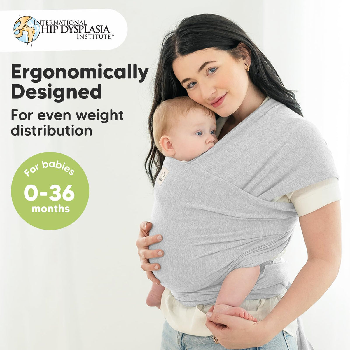 Portabebés KeaBabies - Portabebé Envolvente Todo en 1 Original, Portabebés para Recién Nacidos a Niños Pequeños, Fácil de Usar, Sin Manos, Para un Vínculo, Ligero, Envolvente Transpirable