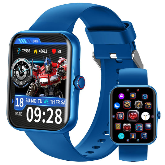 Reloj Inteligente Telefónico Azul Transformers para Niños y Niñas