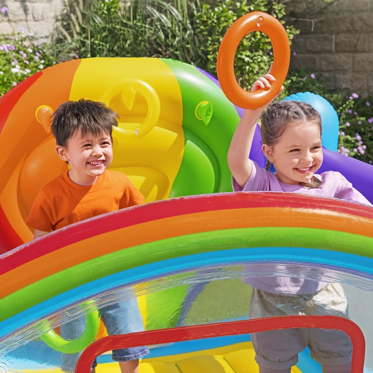 Bestway Brincolín Inflable Centro de Juego Globo Aerostático 175 cm x 173 cm x 137 cm