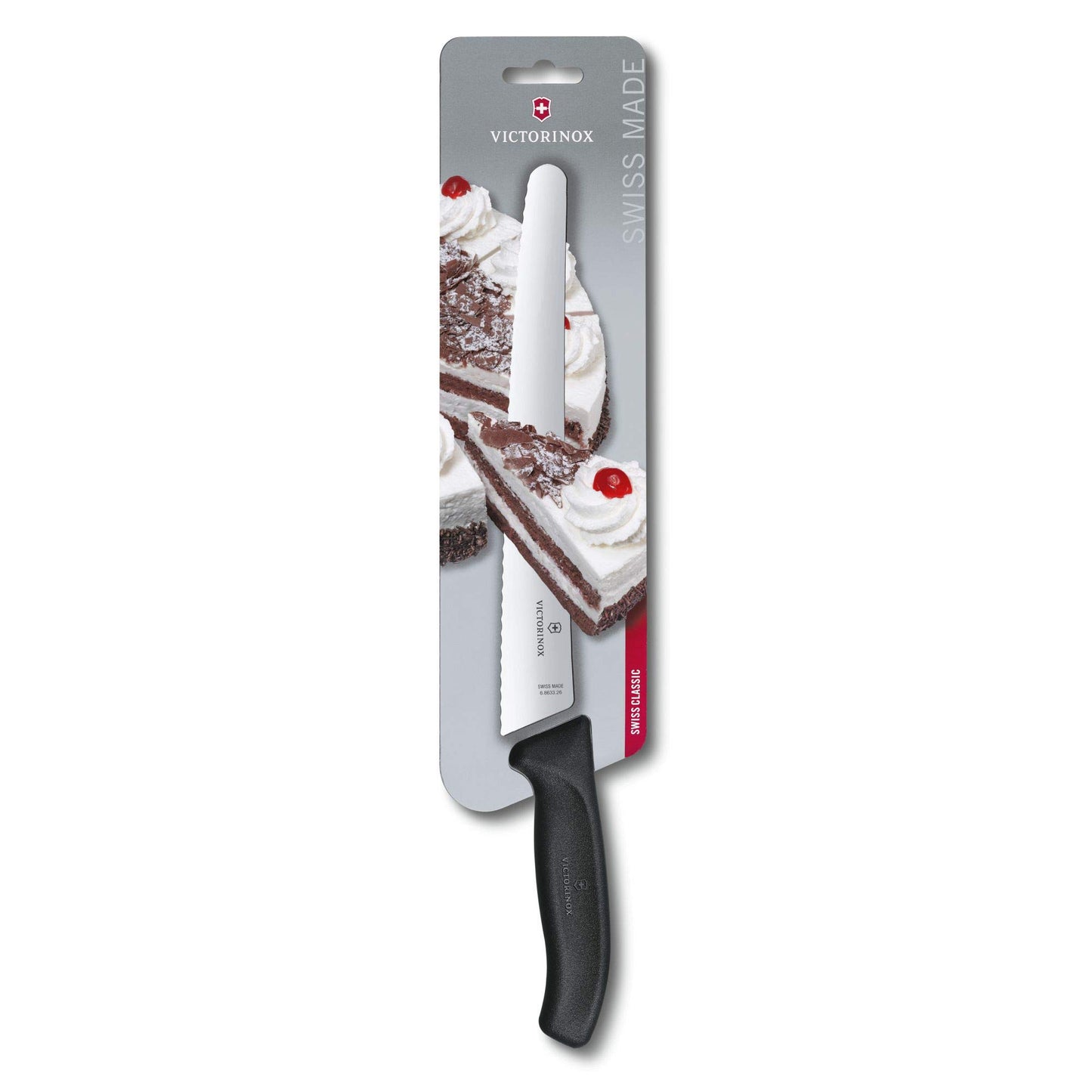 Cuchillo Pastelero Victorinox Negro 26 Centímetros