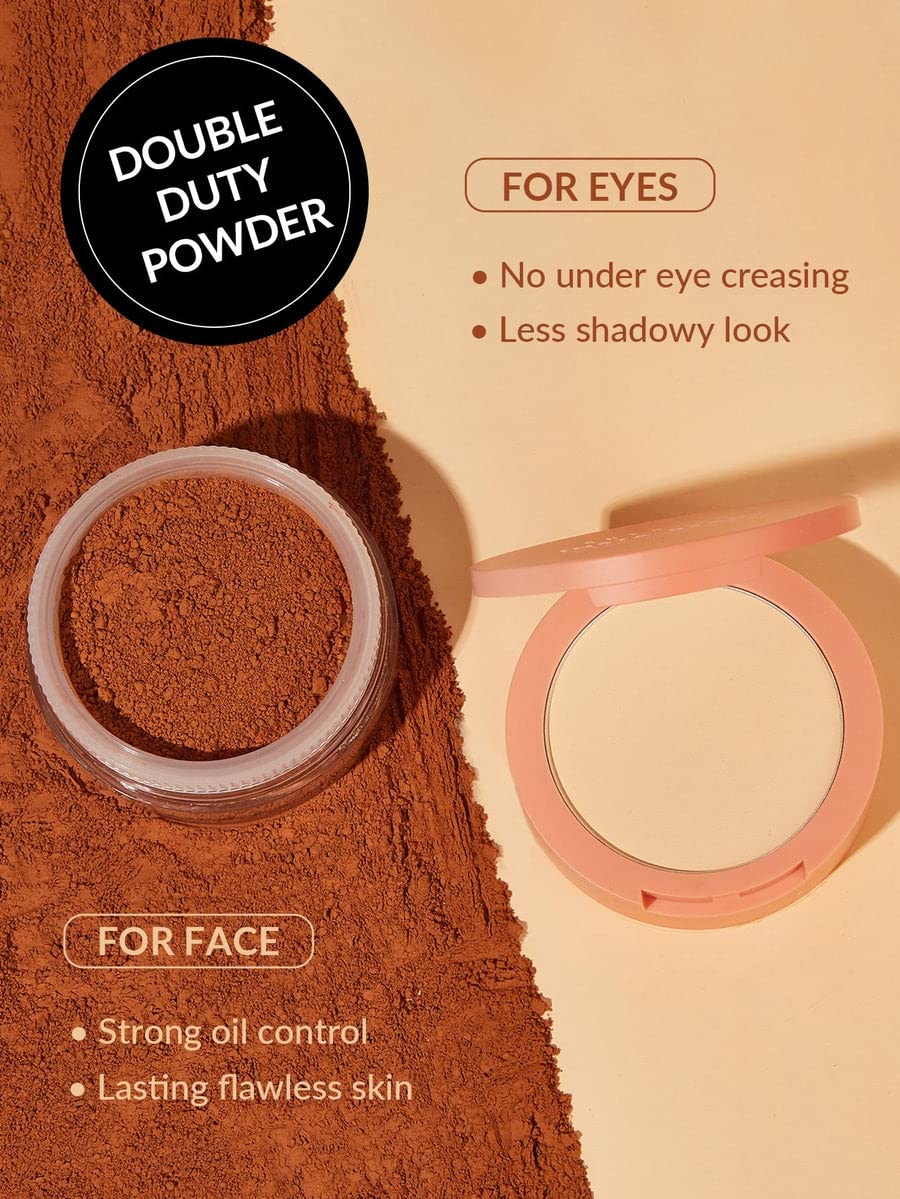 SHEGLAM Insta-Ready Face Powder Polvos fijadores sueltos debajo de los ojos - Cocoa Loco