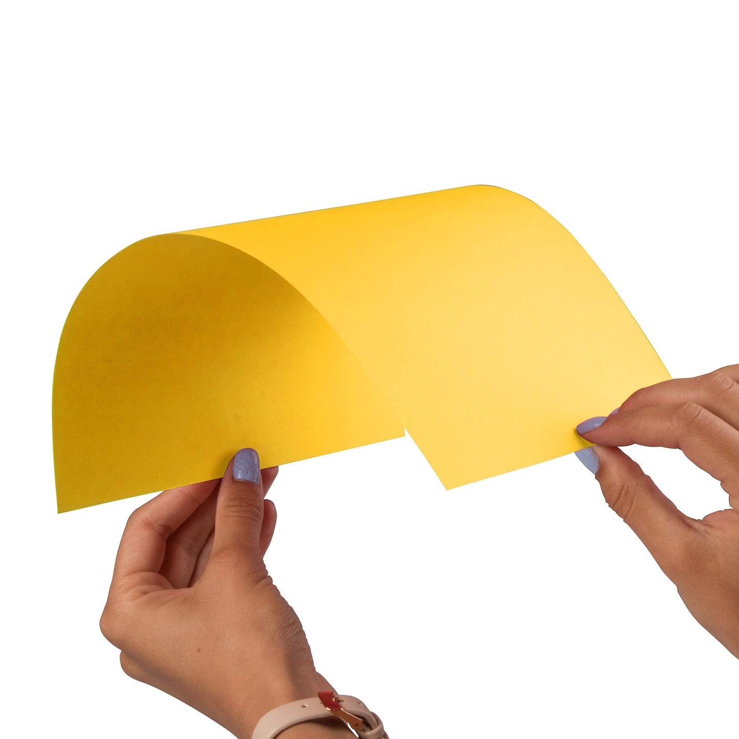 JAM PAPER Papel de color de 26 libras, 90 g/m², 8,5 x 11 pulgadas, amarillo reciclado, 100 hojas/paquete