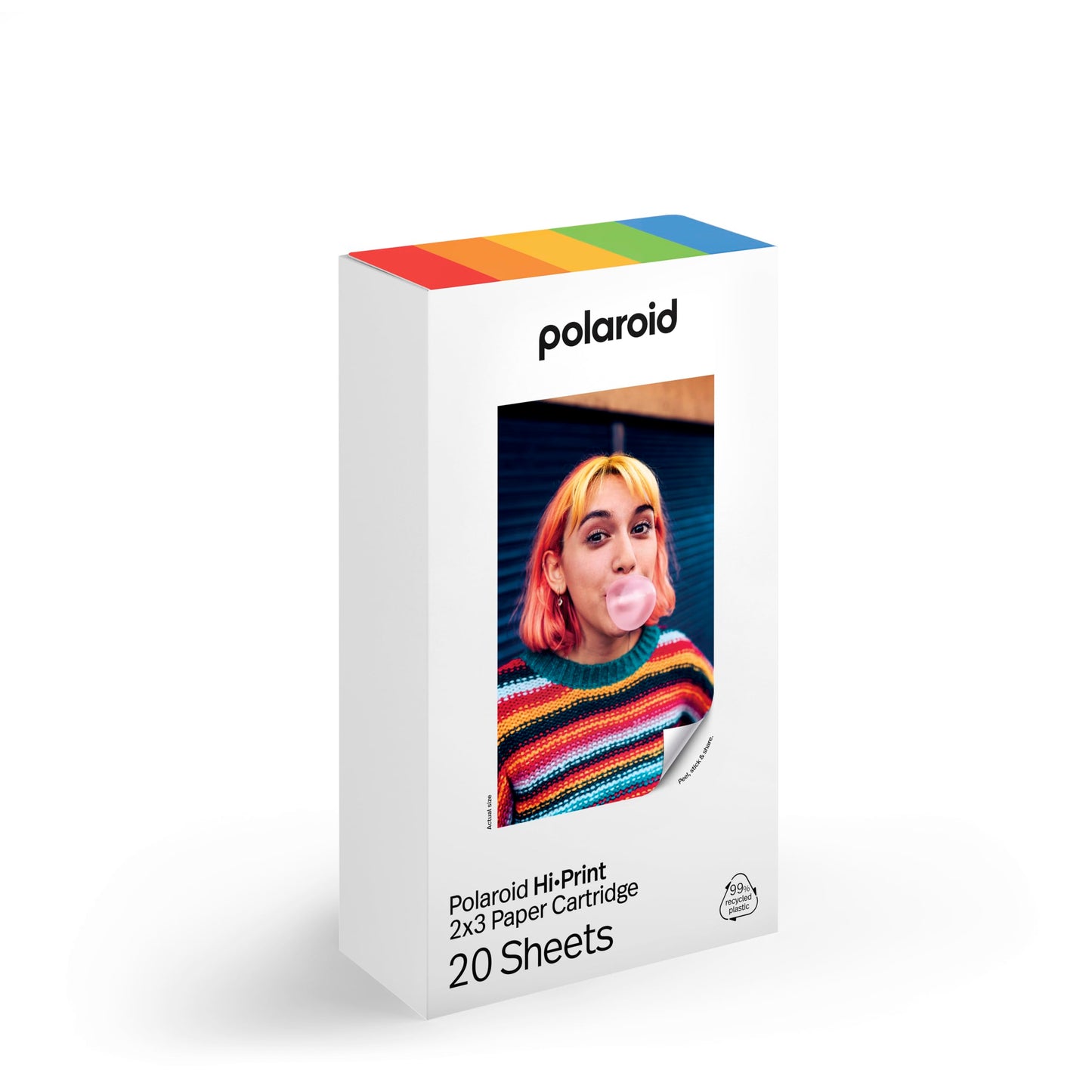 Polaroid Hi-Print + Paquete de Papel, Impresora Sub de 2ª generación conectada con Bluetooth de 2 x 3 Bolsillo para Foto, Impresora Blanca + 40 Fotos (6438)