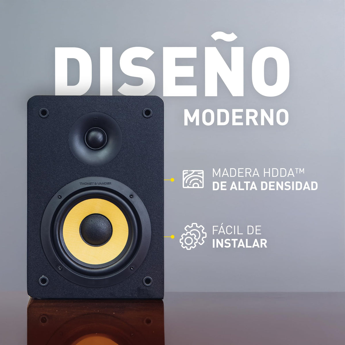 Altavoces Bluetooth 2.0 Thonet & Vander Kurbis Cinema para TV y Gaming