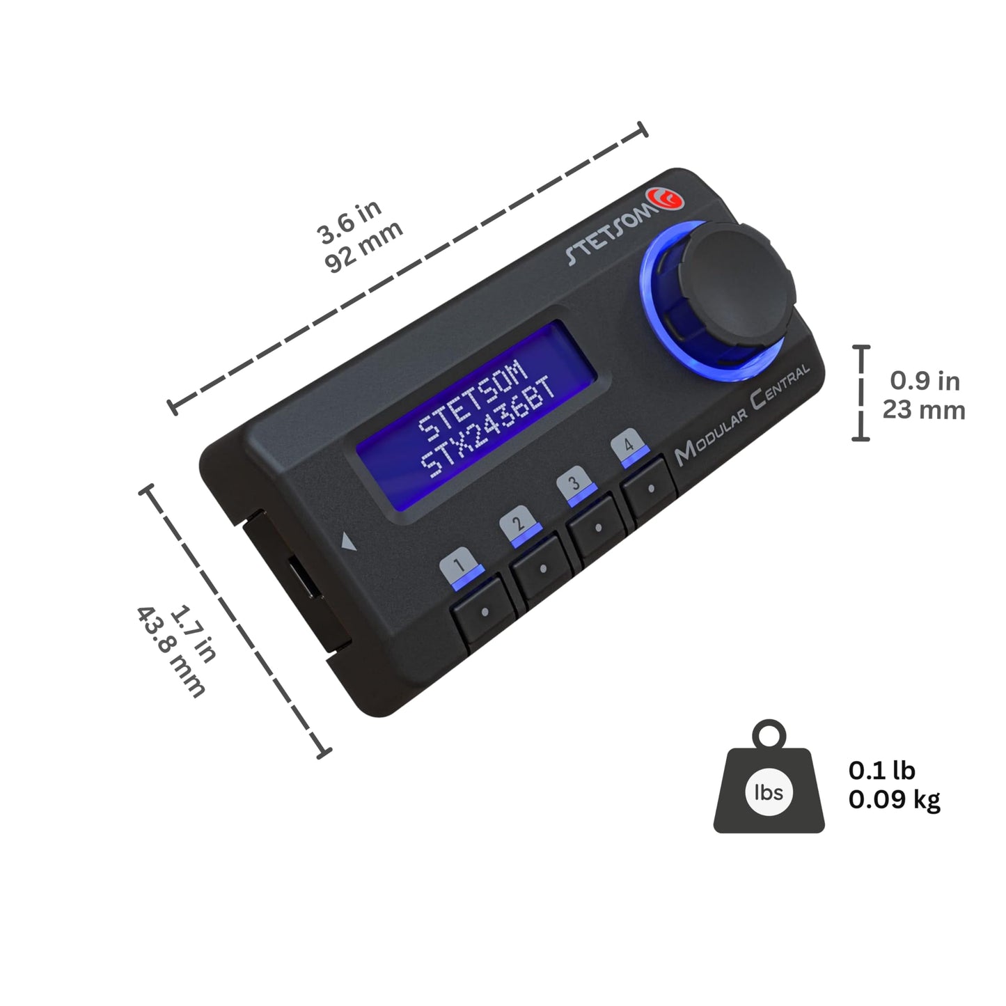 Mando a Distancia Stetsom SMC Modular Central para Procesador de Señal Digital DSP
