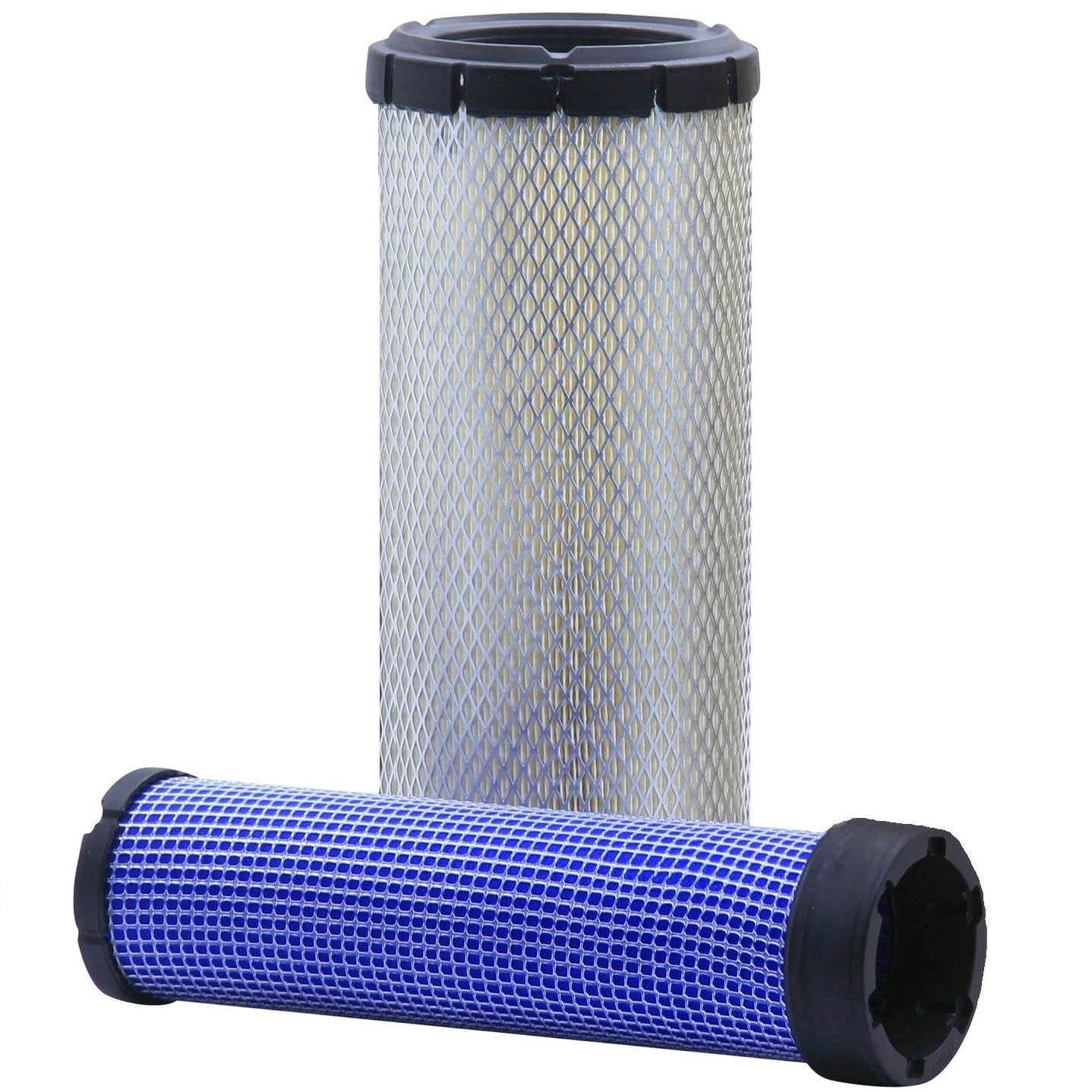 KOSSEL AS-8602 Filtro de aire (H&V) reemplaza P822768 + P822769, RE68048 + RE68049, AF25553, LAF8143, 46489, CA9246, AM129028, R1401-42280000008 , 12900 62-12560, RS3702+RS3703, 6666333+666634 (paquete de 1 juego)