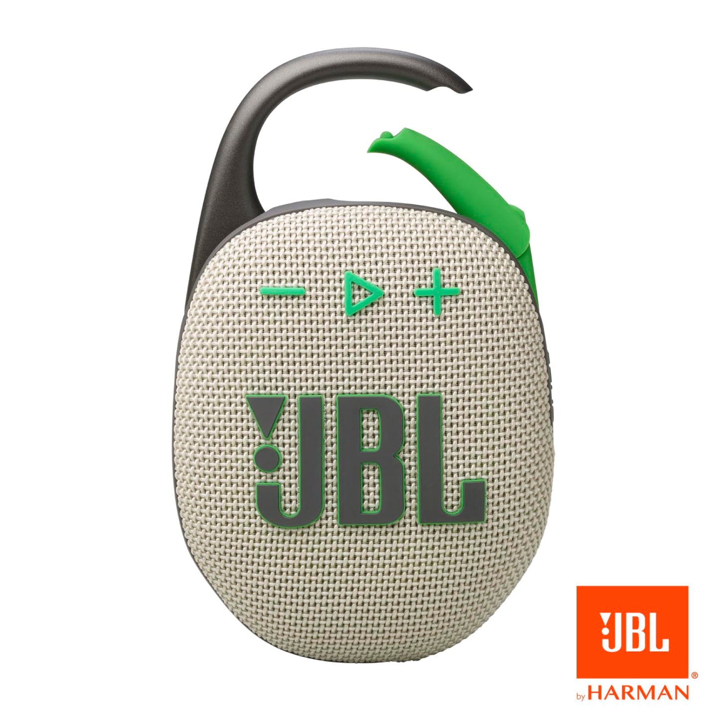 JBL Clip 5 - Altavoz Bluetooth ultraportátil, Impermeable y a Prueba de Polvo, Sonido Big Pro con Graves impactantes, mosquetón Integrado, hasta 12 Horas de Juego, Fabricado en Parte con Materiales