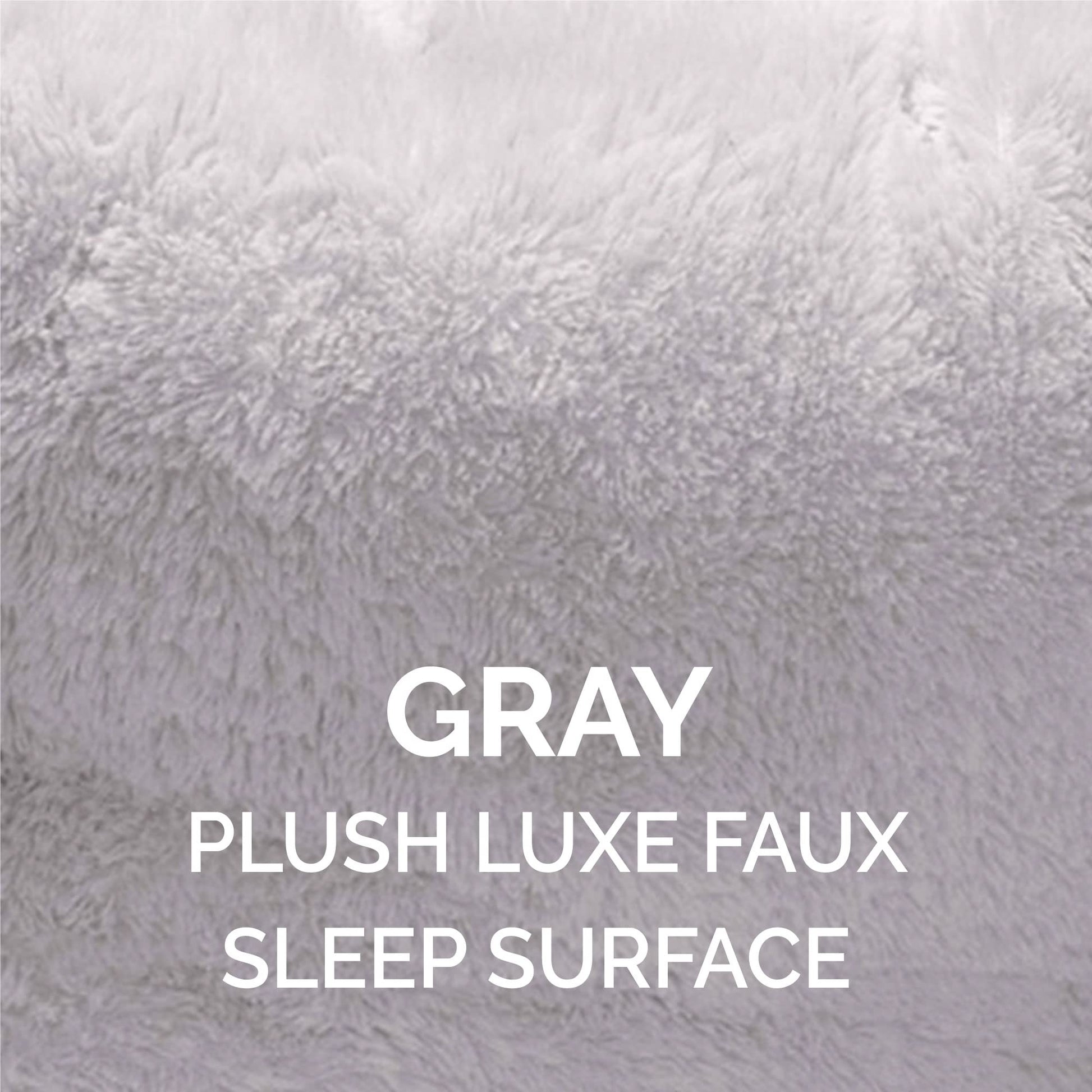 Furhaven 23" Round Medium Dog Bed Hi Lo Self-Warming Luxury Plush Faux Fur Cuddler, Washable - Gray, Medium
