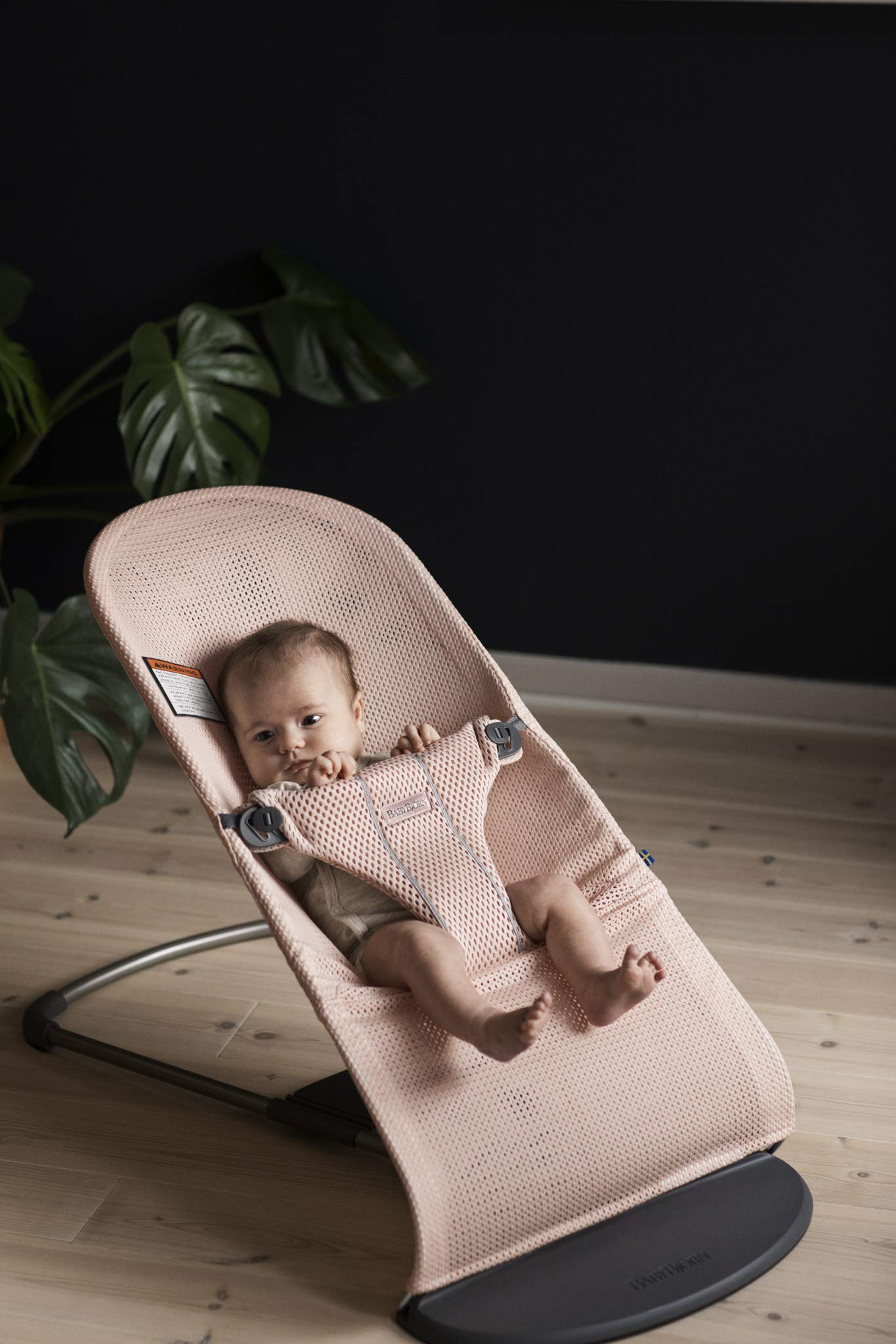 BABYBJORN Bouncer Bliss, Mesh, Pearly Pink