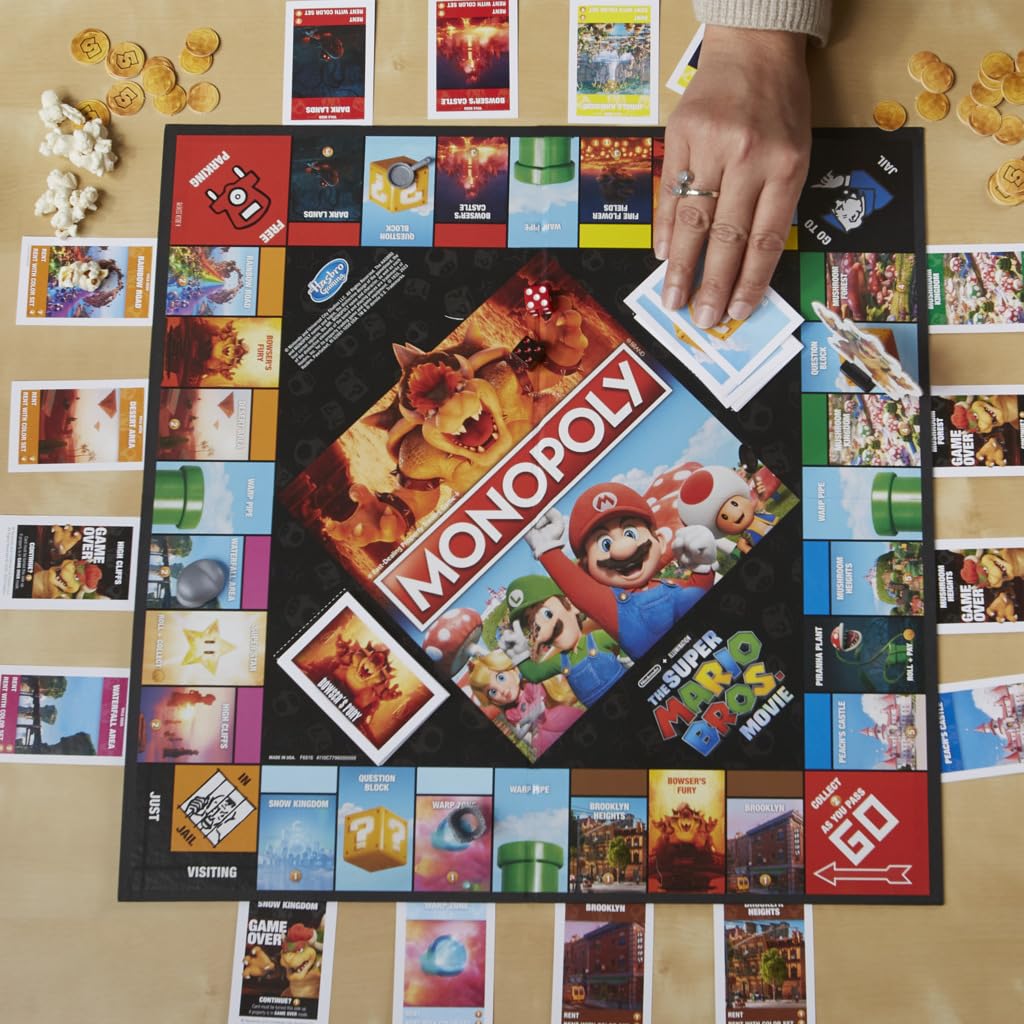 Juego de Mesa Monopoly Super Mario Bros Token Bowser para Fans