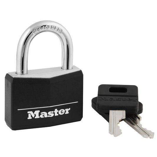 Candado de Latón Master Lock vinilo negro Cubierta de 1 141d 1 - 9/40.6 cm