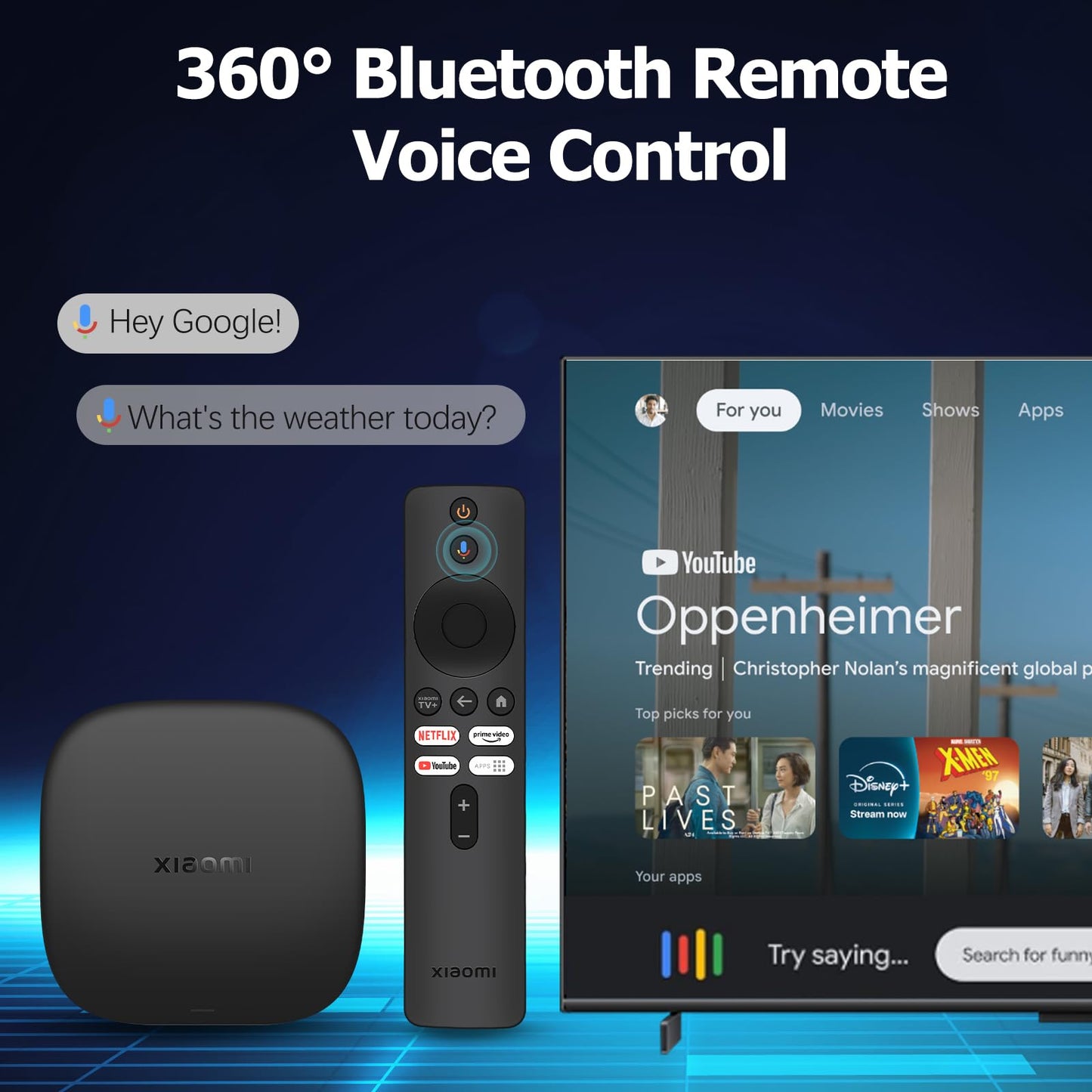 TV Box Xiaomi 3rd Gen 4K UHD Google TV 32GB Negro Streaming Rápido Compacto Potente