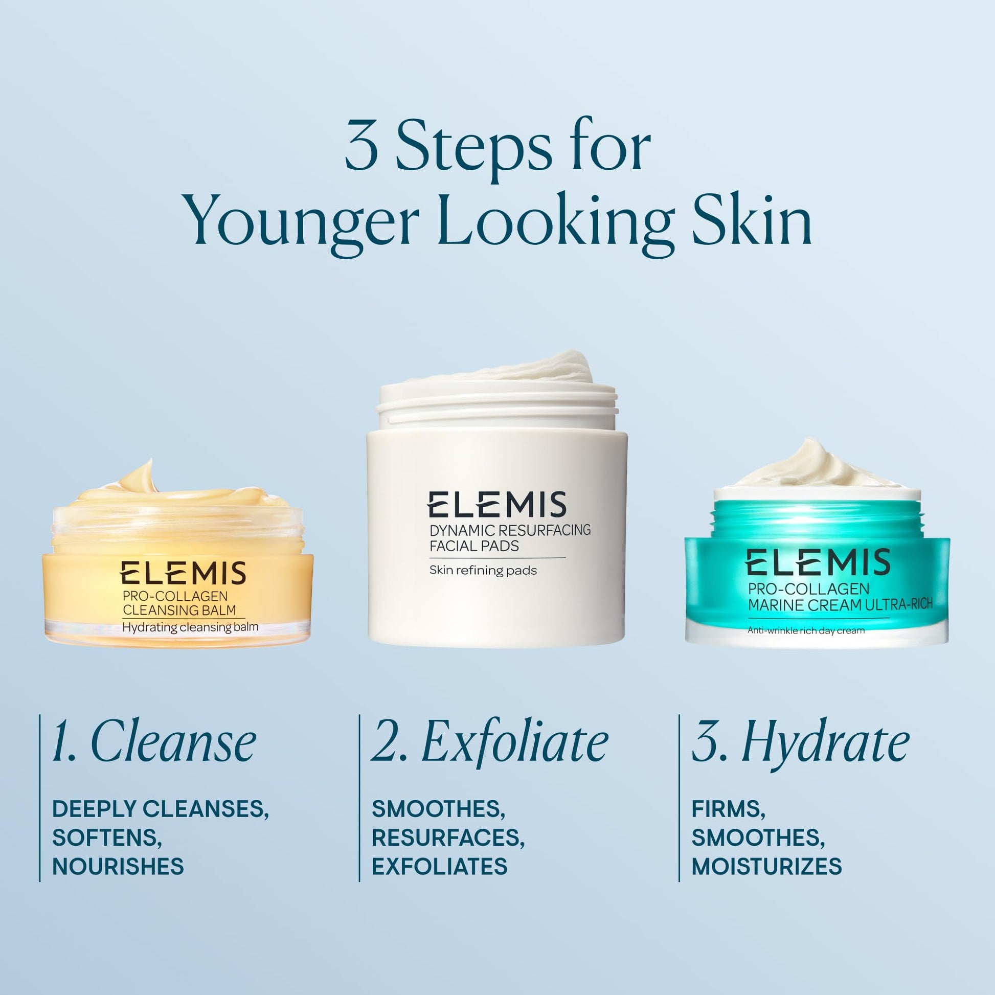 Crema marina de colágeno ELEMIS ultrarrica, antiarrugas y rica, 1.6 onzas líquidas. oz.