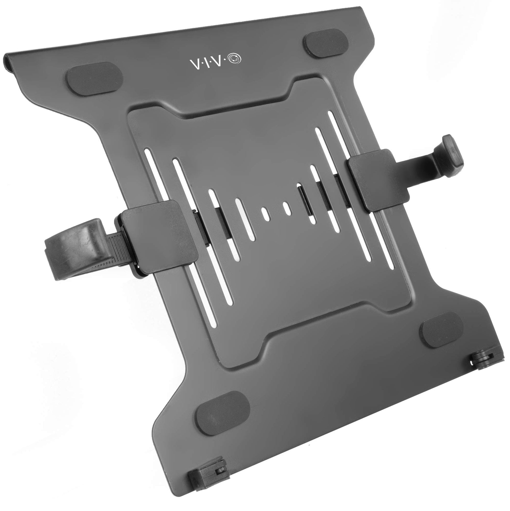 Soporte Universal Ajustable para Portátil Vivo Plata para Brazos de Monitor VESA