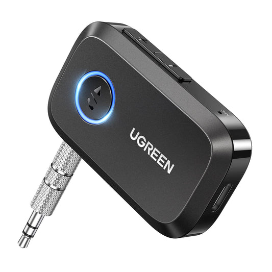 Receptor Bluetooth UGREEN Azul Incorporado para Coche y Altavoces