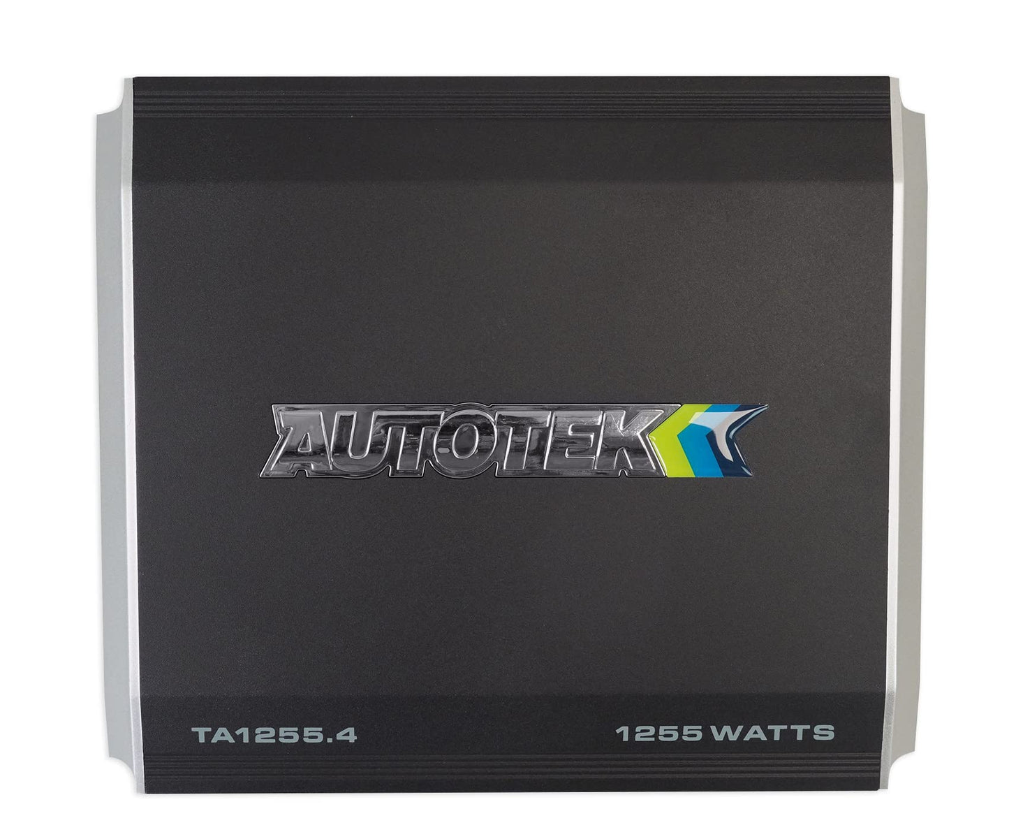 Autotek TA Series Amplificador de audio para coche de potencia máxima de 1200 W, diseño AB de clase de 4 canales, con rango de frecuencia de 10 Hz-20 kHz y mejora de graves de 12 dB, modelo TA-1255.4