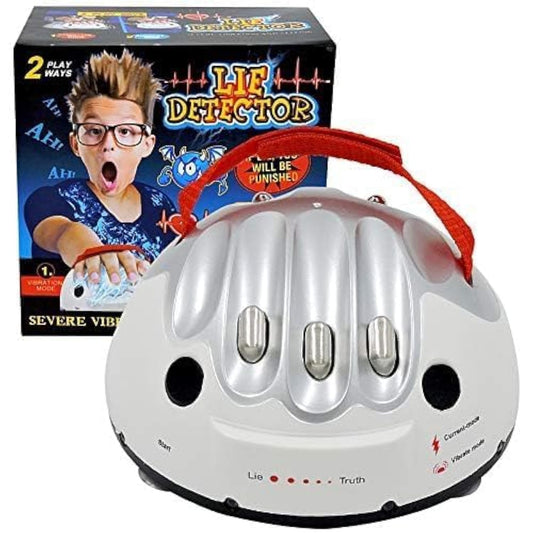 JULAN - Detector de mentiras micro eléctrico impactante, juego de novedad complicado e interesante prueba de polígrafo juego de verdad o desafío para consolas de analizador de fiestas, regalos
