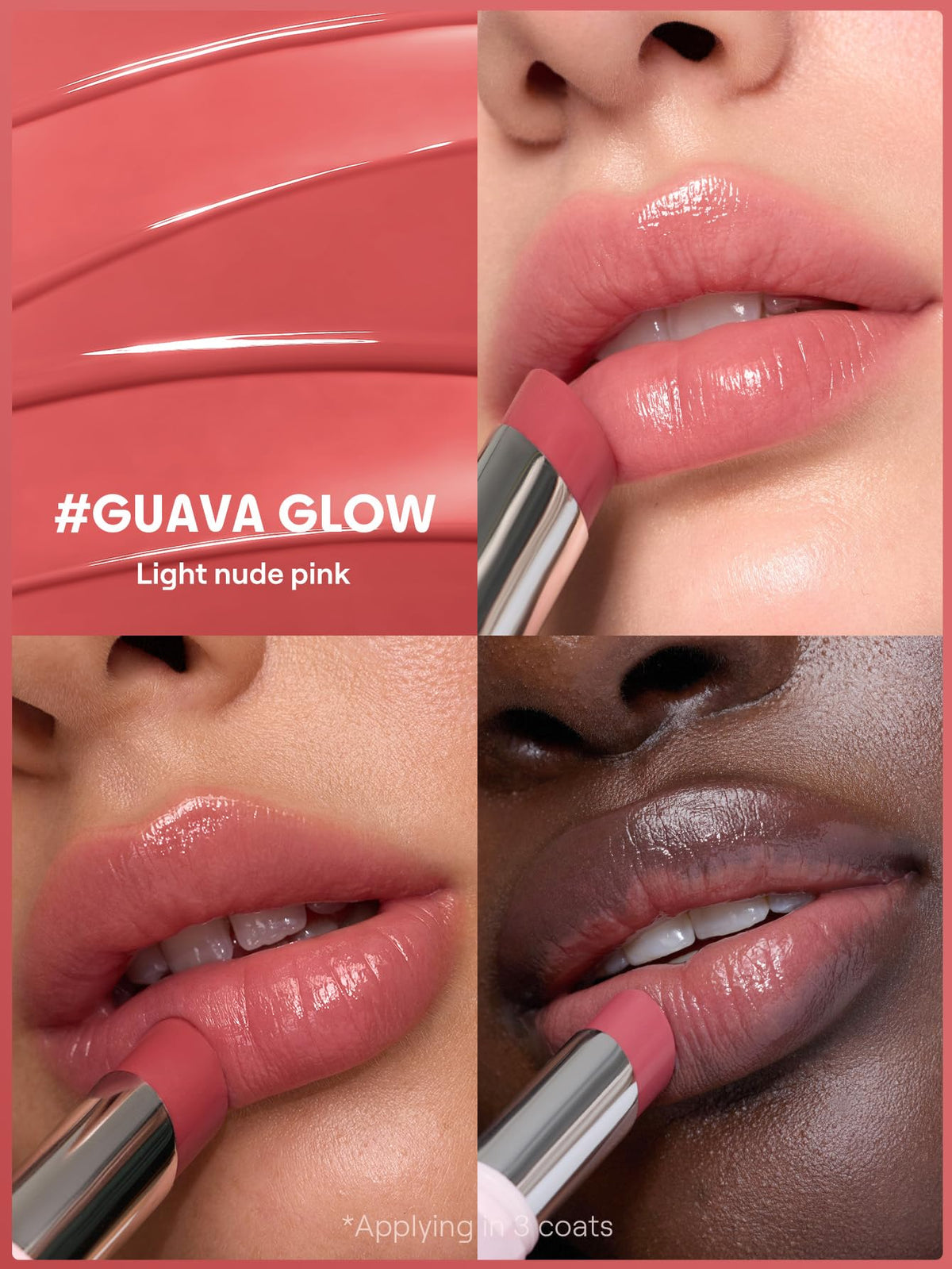 SHEGLAM Bálsamo labial Silk Slip con aceite - 106 Guava Glow