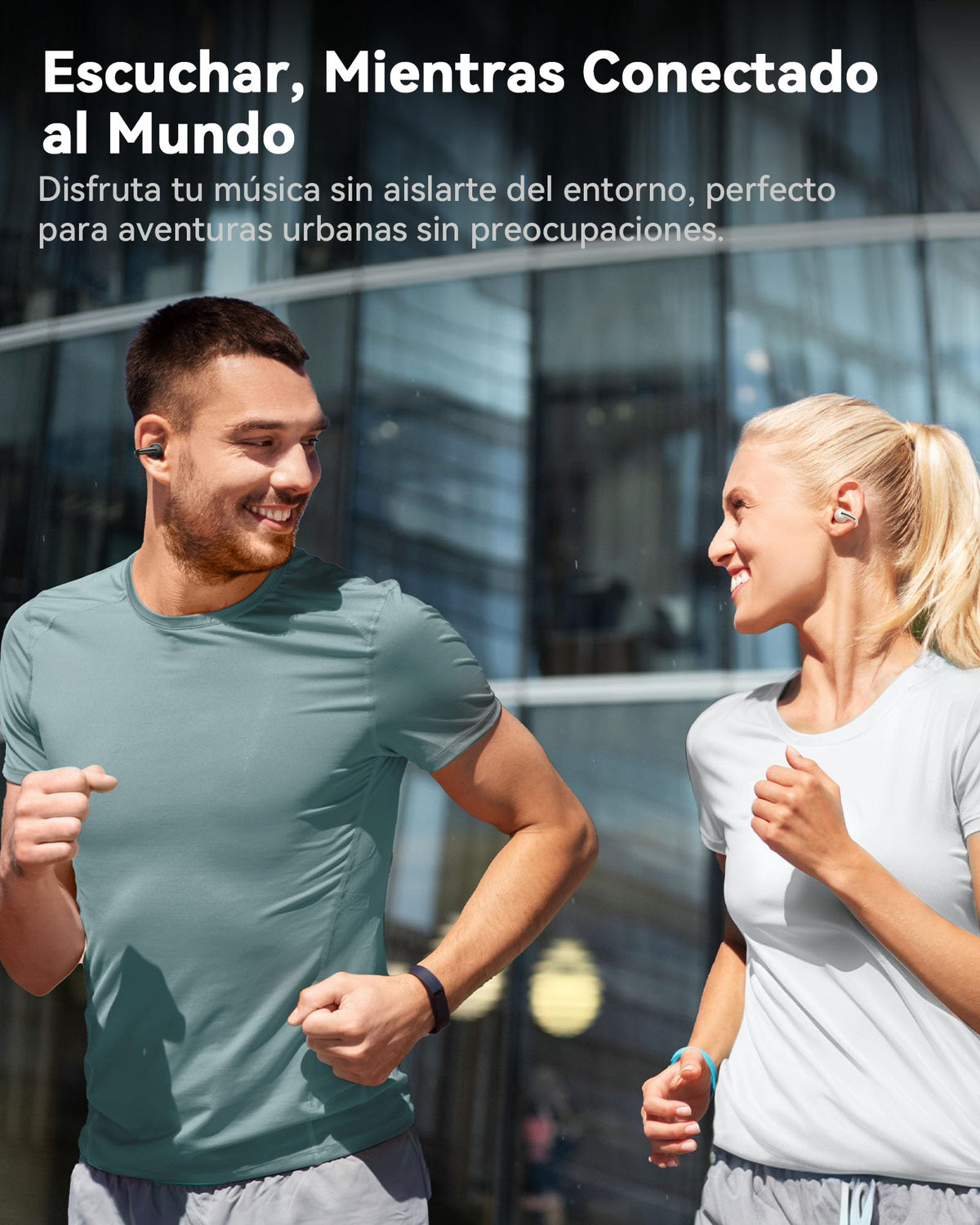 Audífonos Abiertos Baseus Blanco Clip-On con SuperBass y Carga Rápida