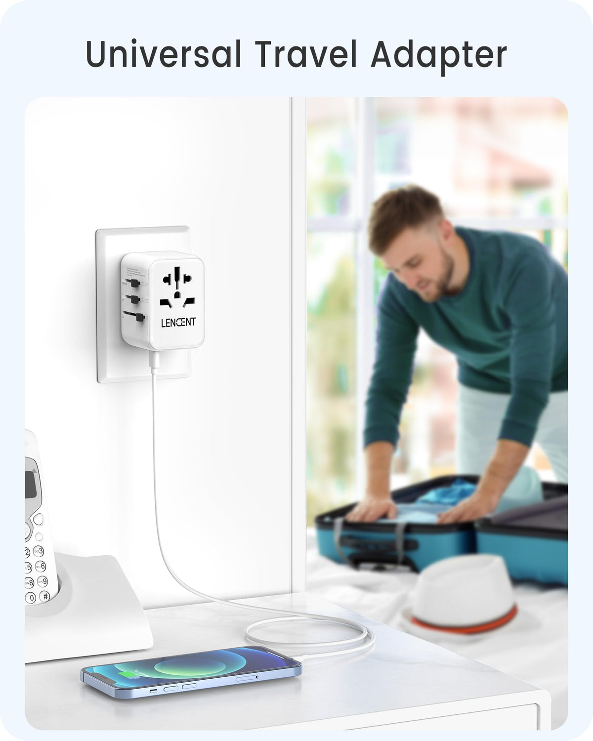 Adaptador de Viaje Universal LENCENT PD20W