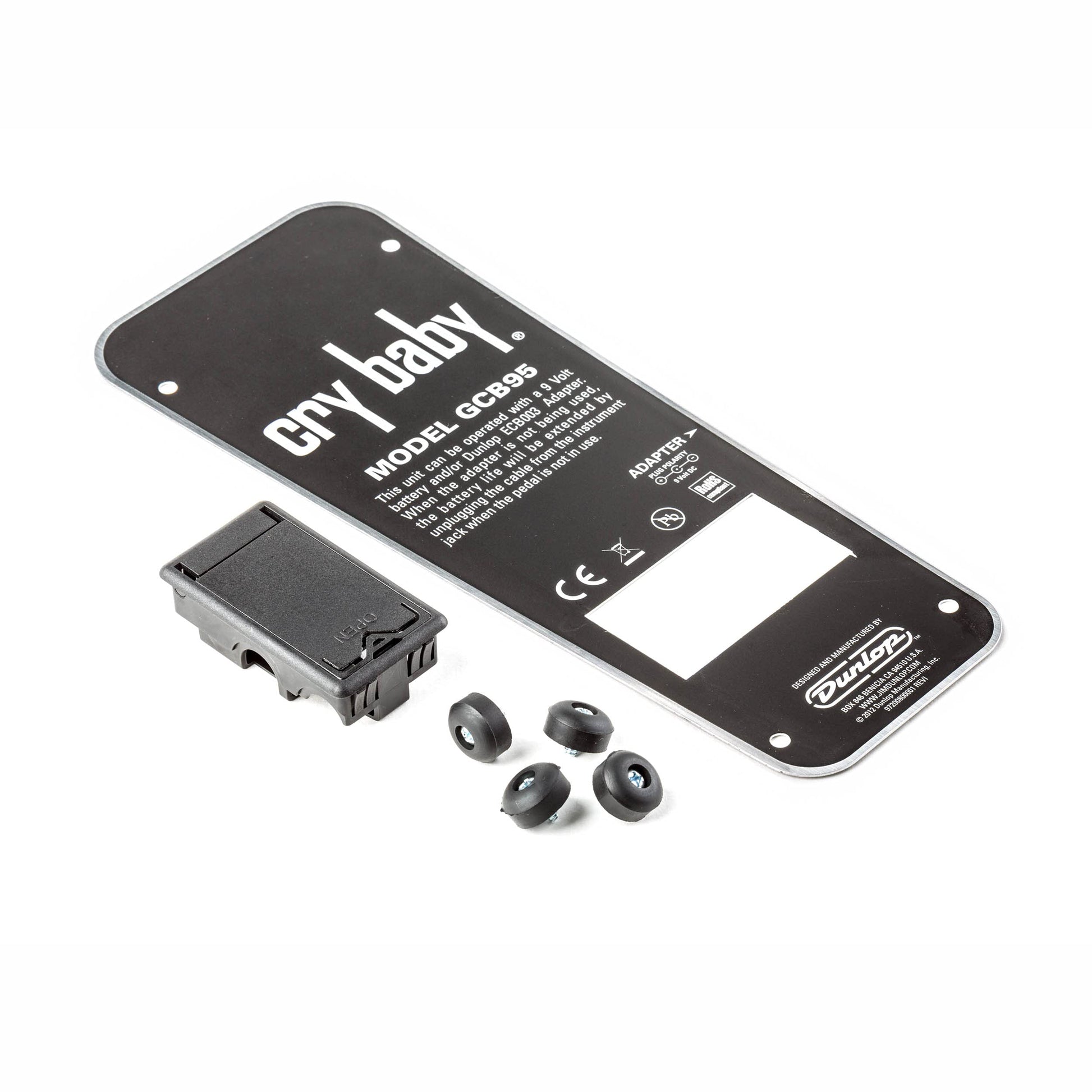 JIM DUNLOP ECB152 JIM DUNLOP Cry Baby® Placa inferior con puerta de batería