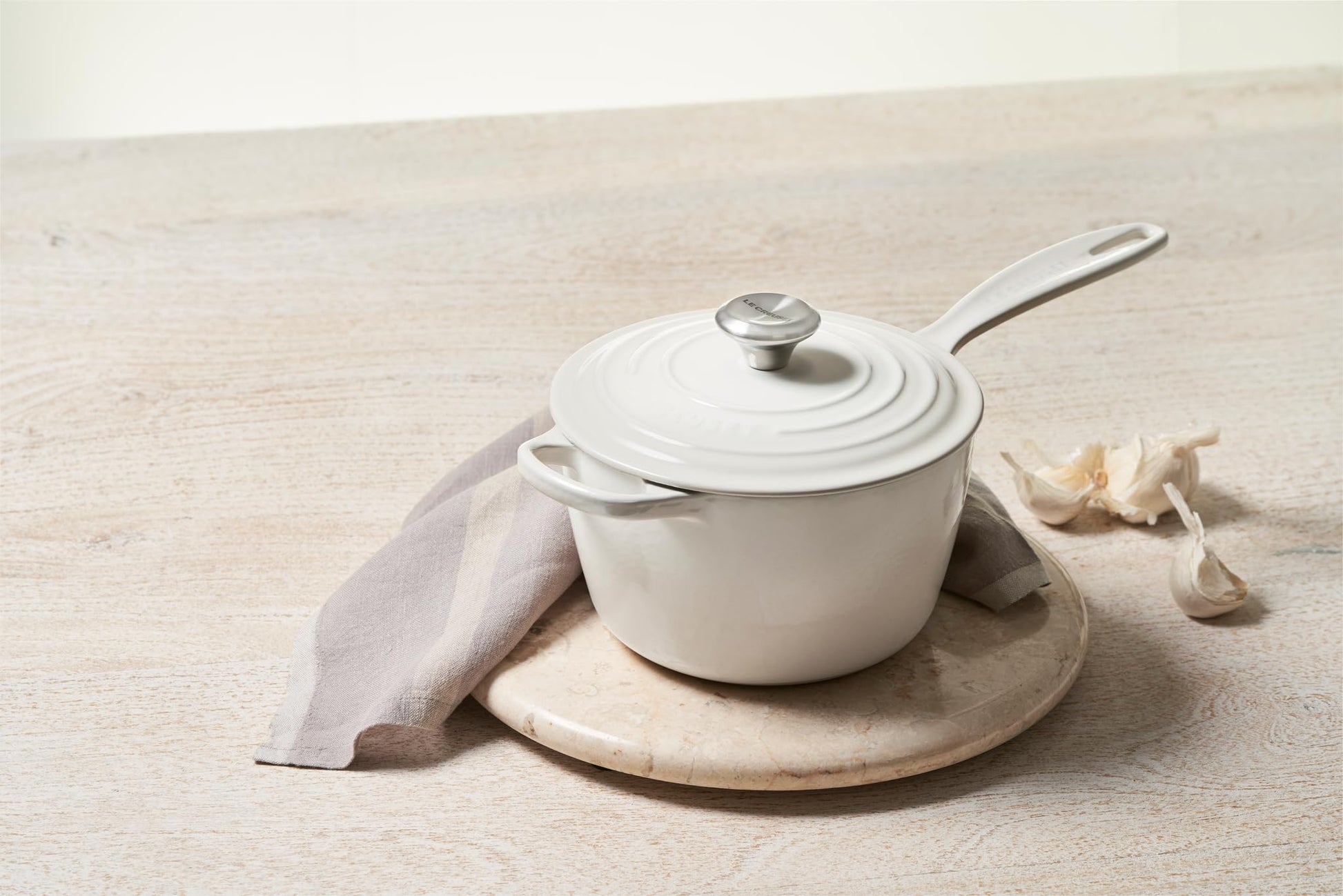 Le Creuset Cazo con Tapa 16 cm Blanco White