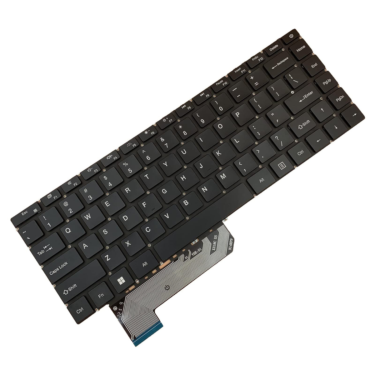 Teclado Portátil Siakoocty Retroiluminado Repuesto Gateway Ultra Delgado