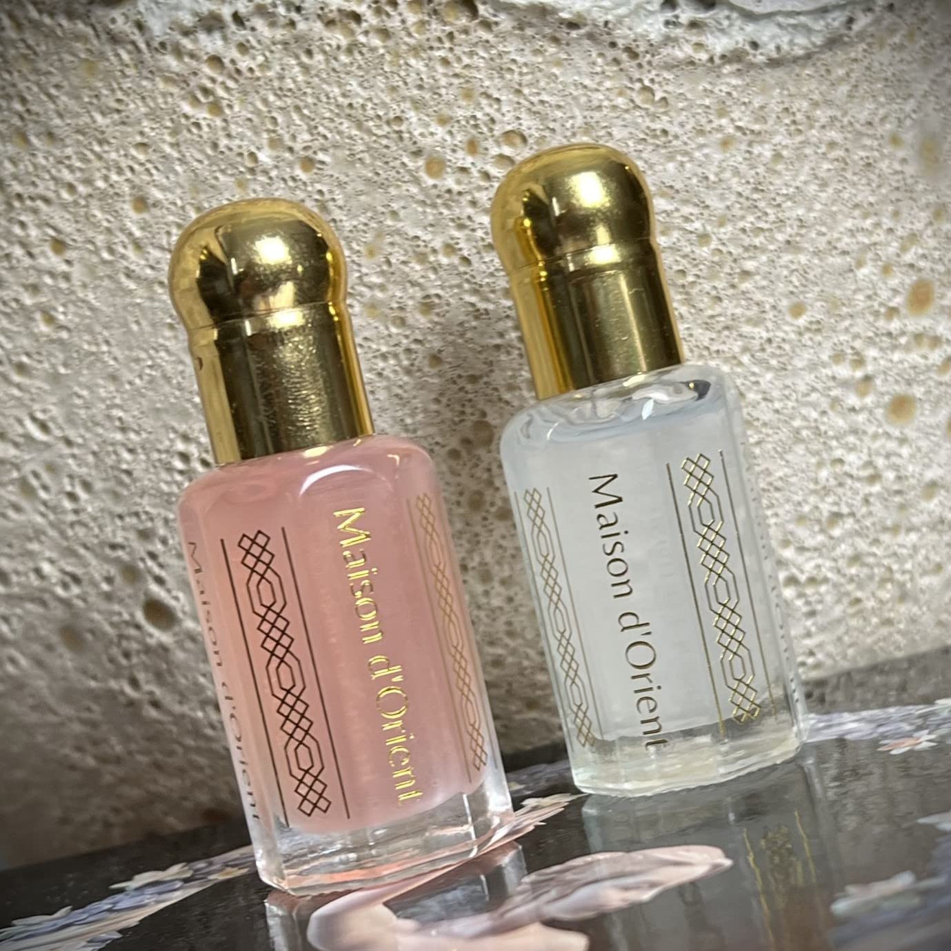 PINK MUSK (Pink Tahara) 12mL | Perfume and Body Oil from Fragrance House Maison d'Orient, Dubai UAE | Original Misk Blend | Alcohol Free and Vegan | Arabian Perfume