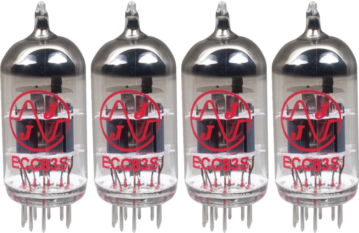 12AX7 / ECC83 - JJ Electronics, tipo de pin: regular, paquete de 4