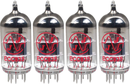 12AX7 / ECC83 - JJ Electronics, tipo de pin: regular, paquete de 4