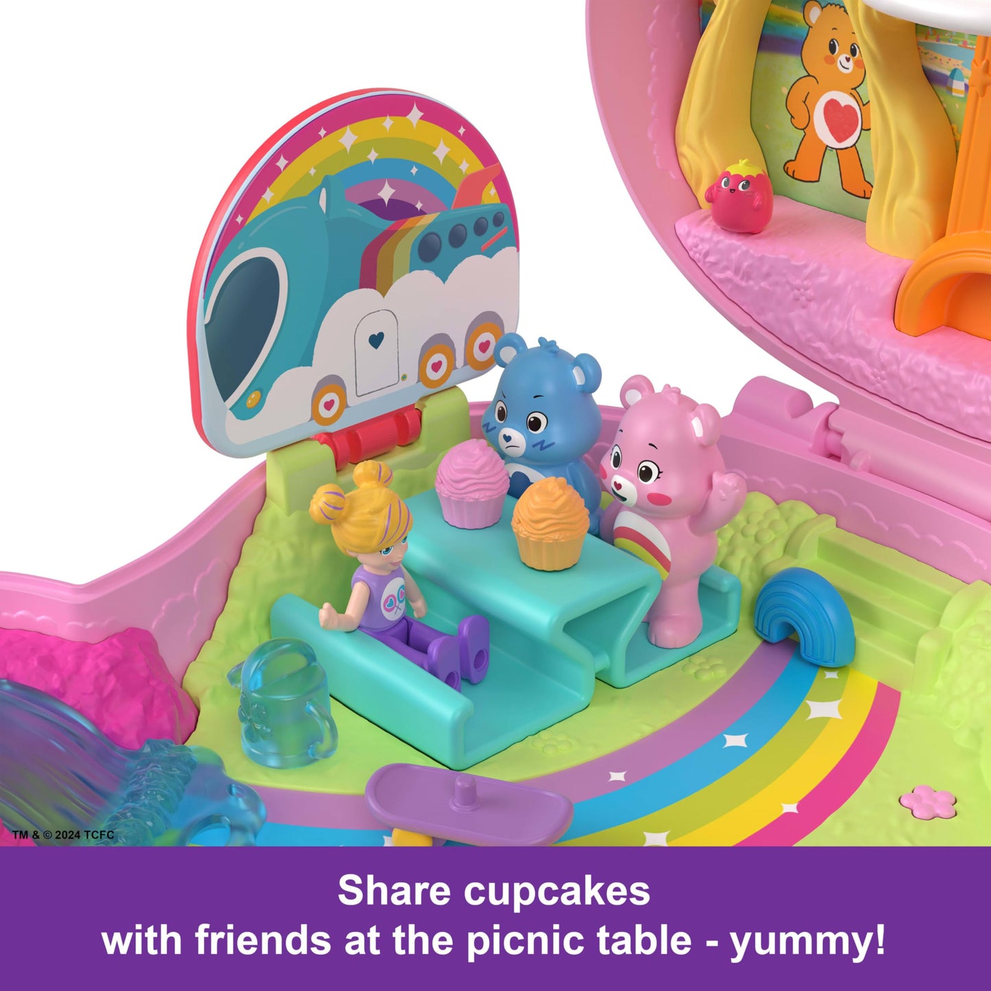 Set de Juego Compacto Polly Pocket Ositos Cariñositos para Niñas
