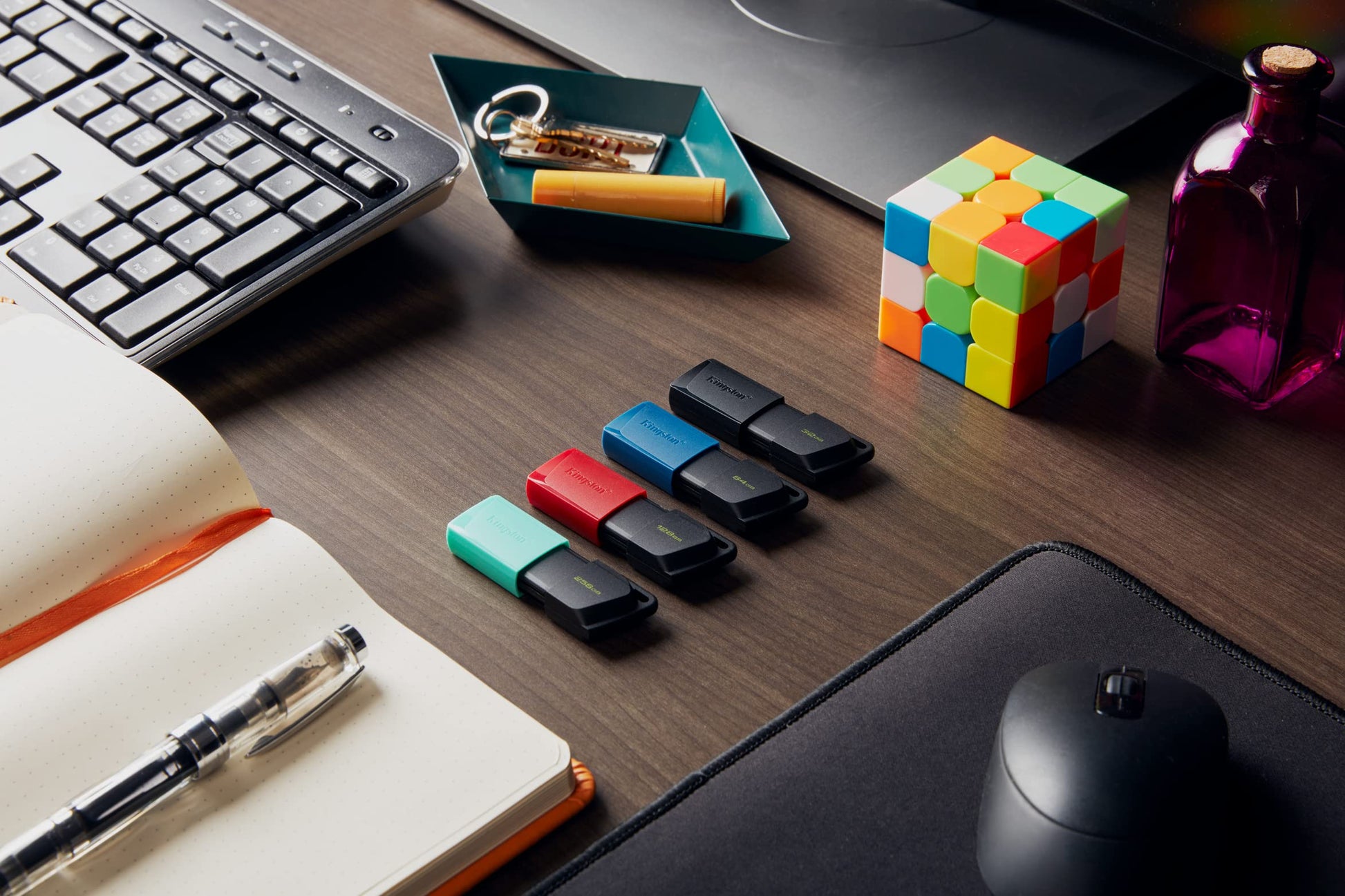 Kingston USB Data Traveler Exodia M, Capacidad: 64GB, Kit (2x64GB) USB 3.2 Gen 1 (DTXM/64GB)