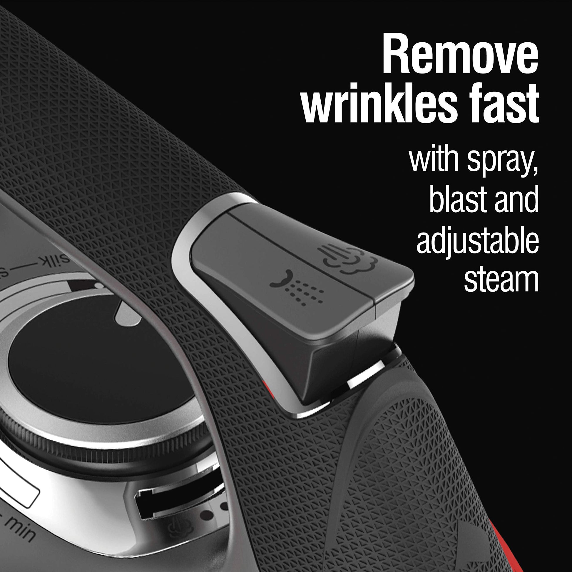 CHI Steam Iron for Clothes with 300+ Holes for Powerful Steaming, Temperature Guide Dial, 1700 Watts, XL 10’ Cord, 3-Way Auto Shutoff, Titanium Infused Ceramic Soleplate, Silver