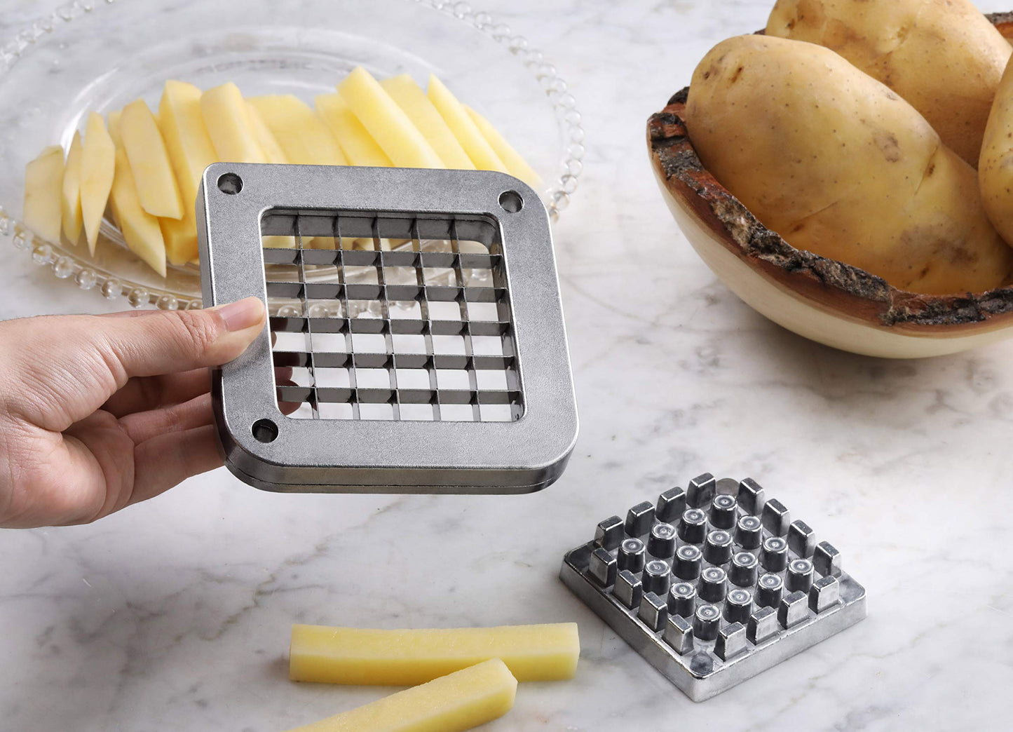Cuchilla de Repuesto New Star Foodservice Metálica para Cortador de Freír Francés de 1,27 cm