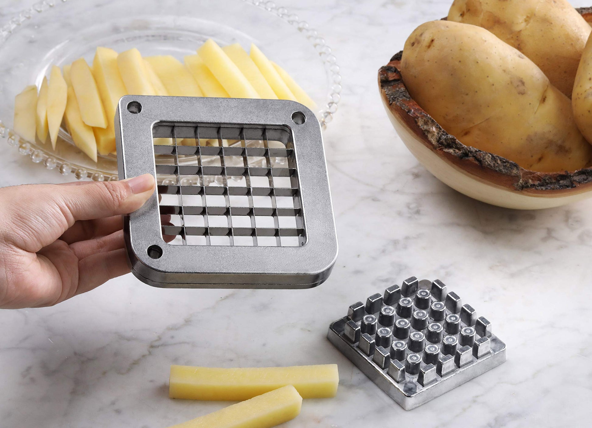 Cuchilla de Repuesto New Star Foodservice Metálica para Cortador de Freír Francés de 1,27 cm