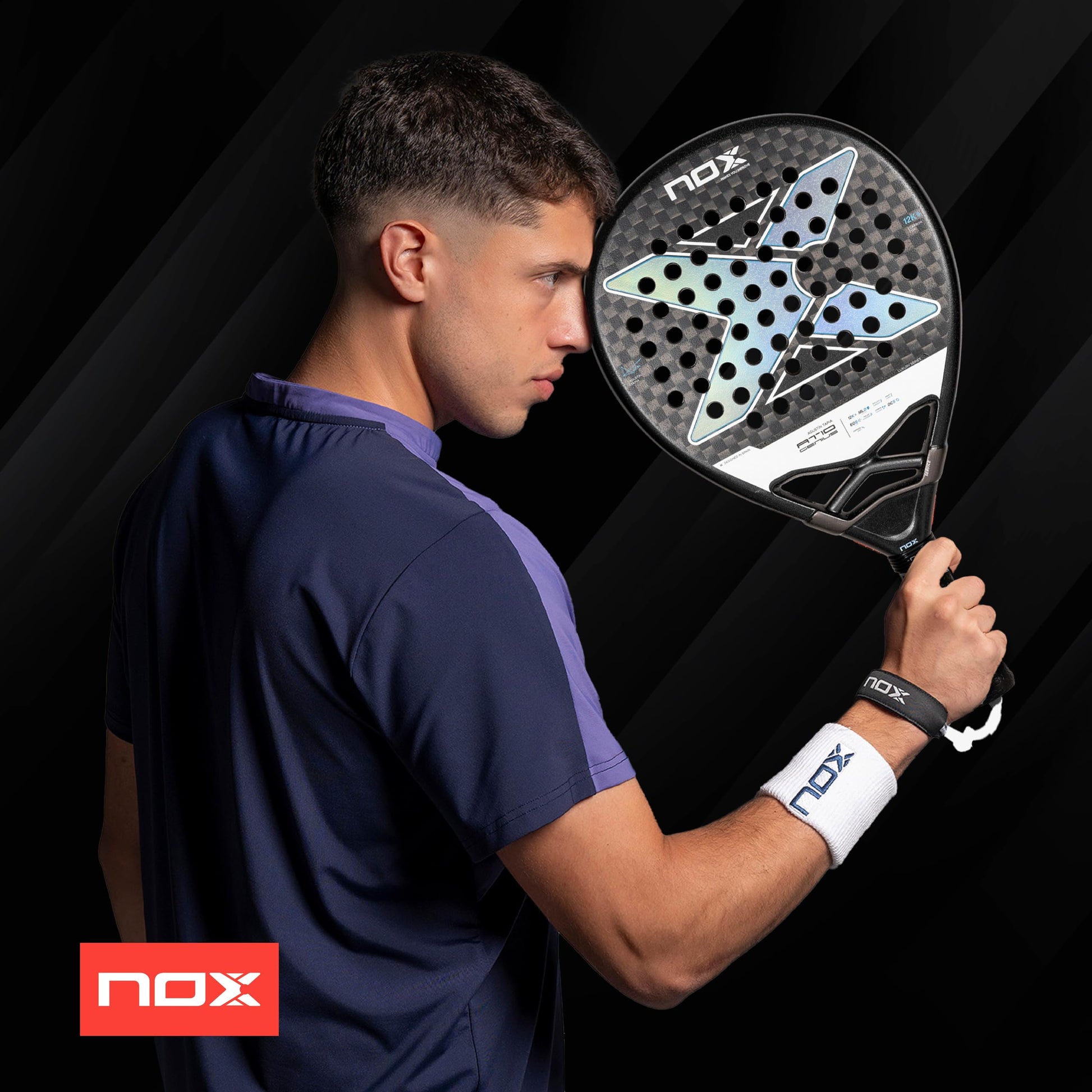 Pala de Pádel NOX AT10 Genius 12K 2024 de Agustín Tapia