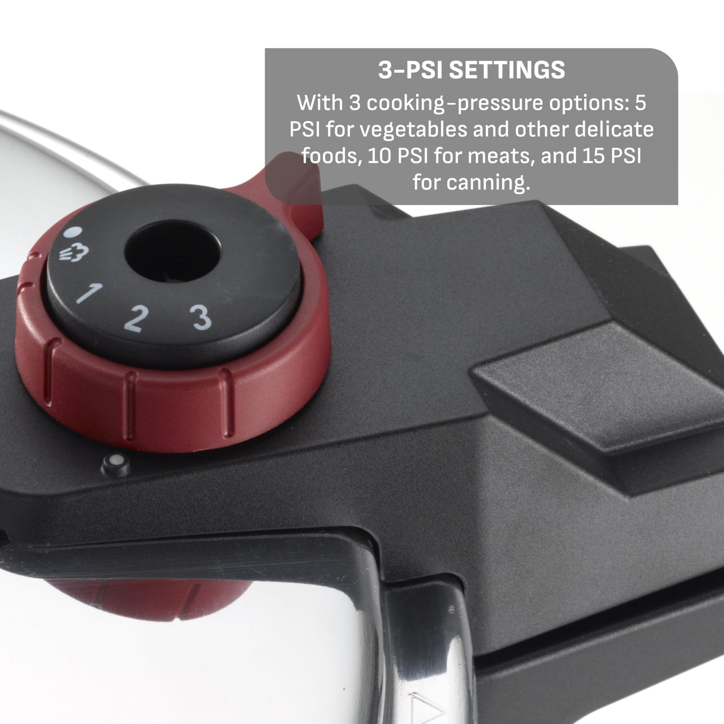 Olla de Presión T-fal Aluminio Grande sistemas de Seguridad
