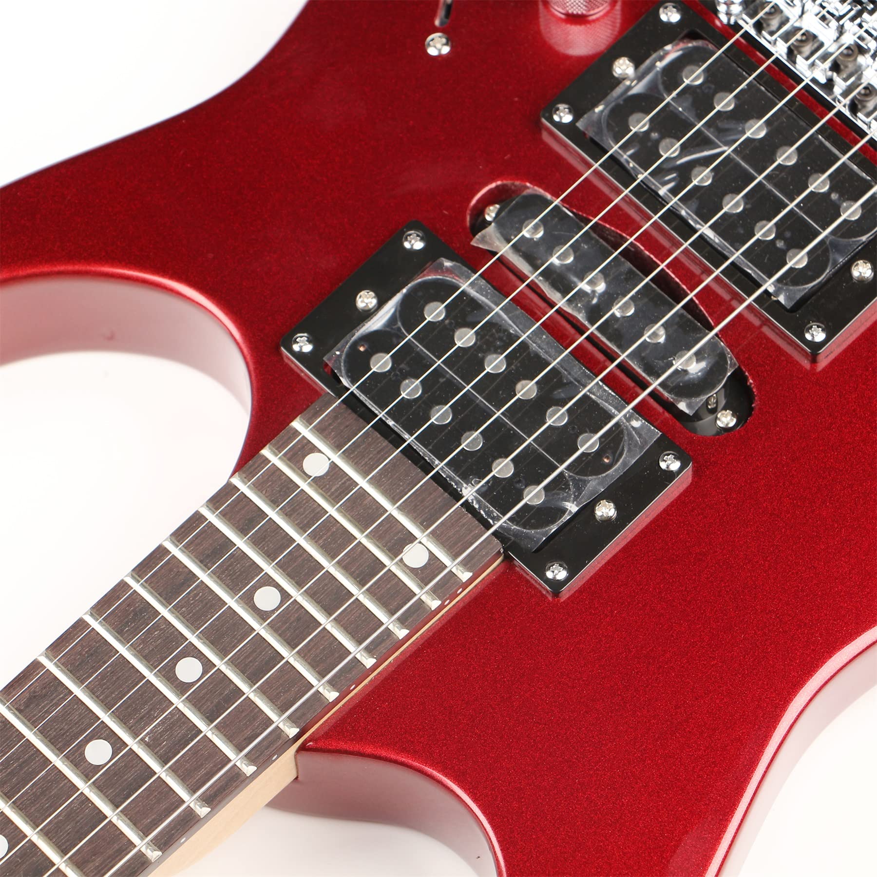 Guitarra Eléctrica Deviser L-g5 Roja, Floyd Rose, Con funda