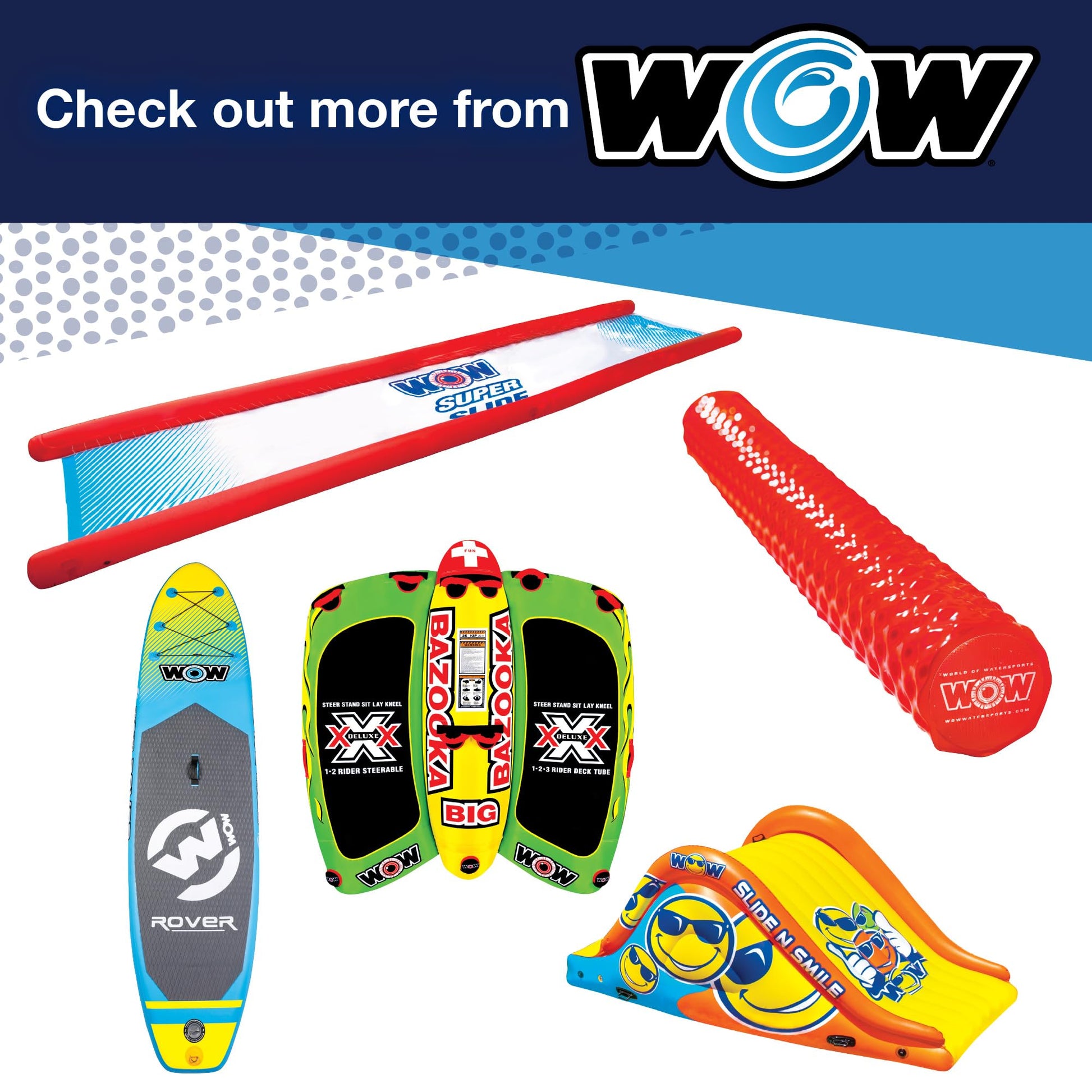 Tubo Inflable para Barco Wow World of Watersports Ace Racing Boat para 1 Persona