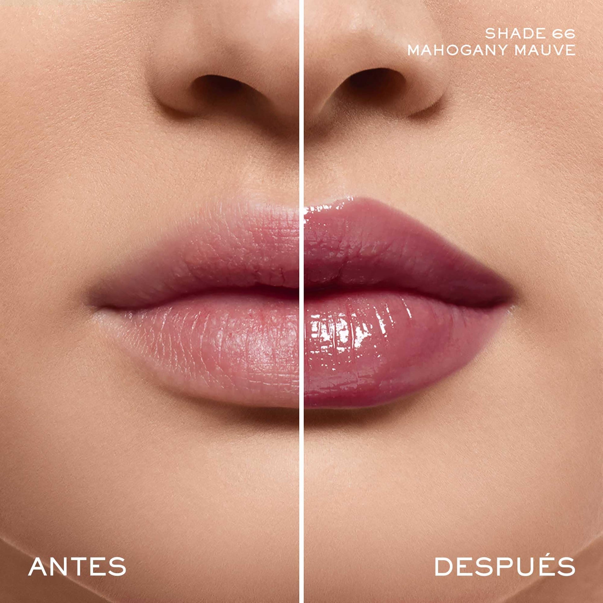 Lancôme Idôle Lip Butterglow, Bálsamo Labial con Color, Cuida, Hidrata e Ilumina con su Textura Ligera, Con 12% Escualano y Ceramidas, 66 Mahogany Mauve, 3 g